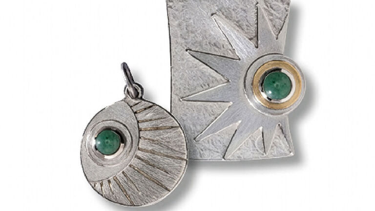 KRAFT-SONNE mit Aventurin (Wahlweise mit oder ohne Goldrand)